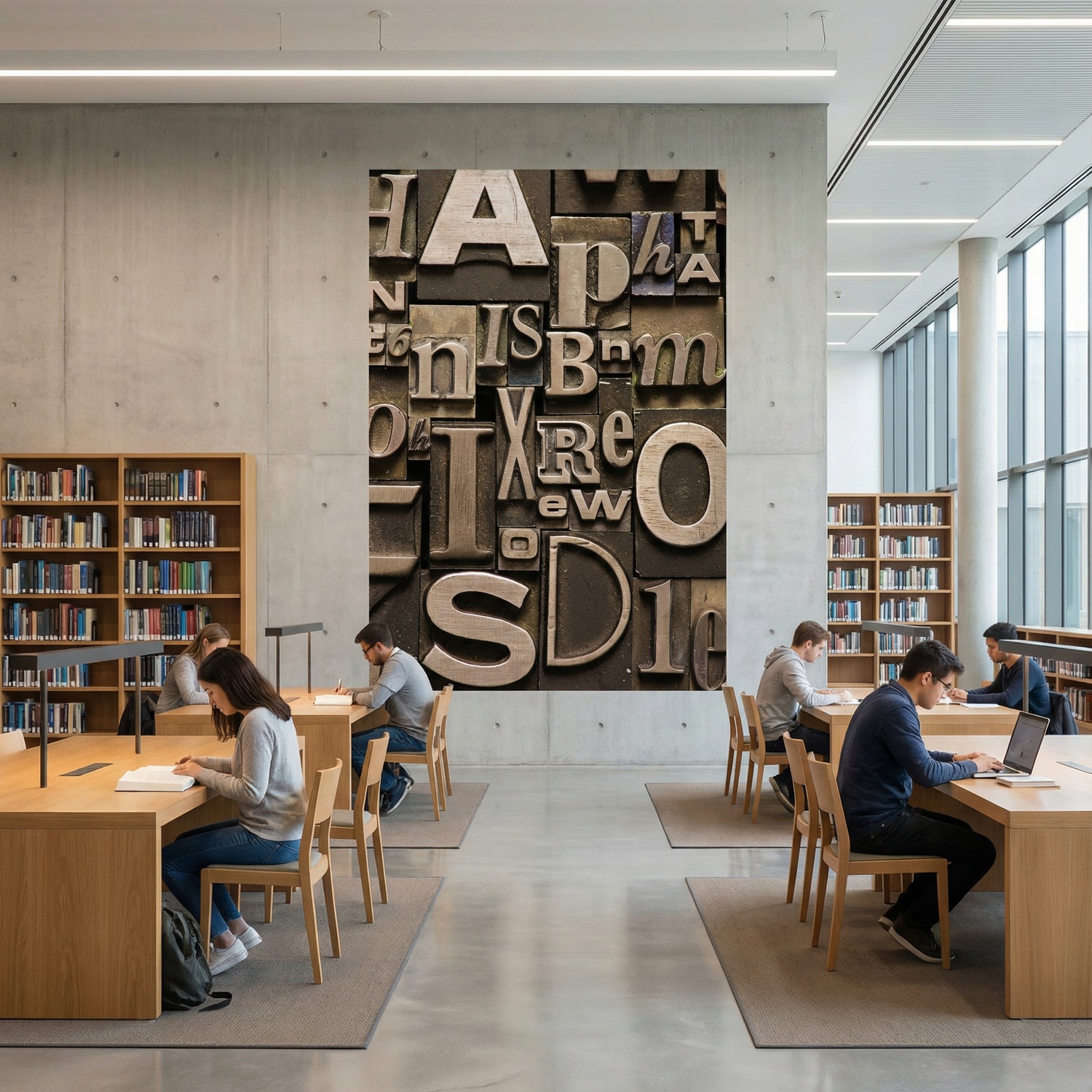 Poster xxl: Imprimer lettres