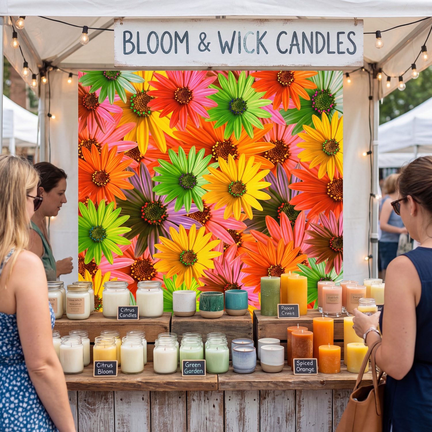 Poster xxl: Fleurs Pop