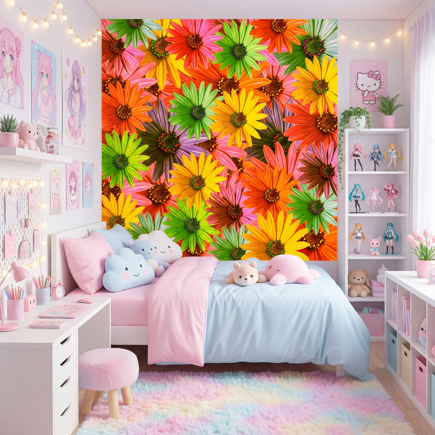 Poster xxl: Fleurs Pop