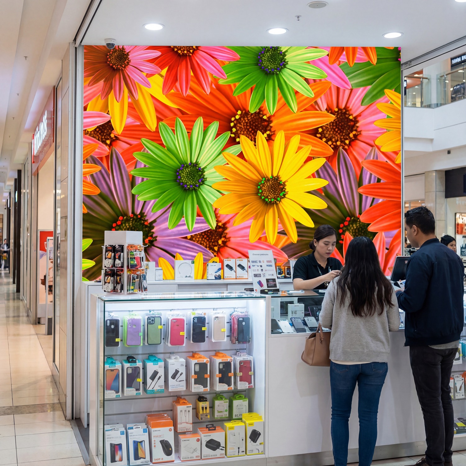 Poster xxl: Fleurs Pop