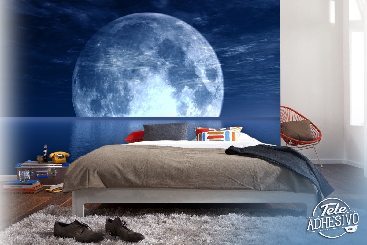 Poster xxl: Lune et de la mer