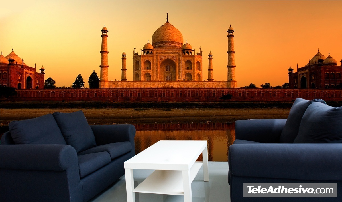 Poster xxl: Taj Mahal au lever du soleil