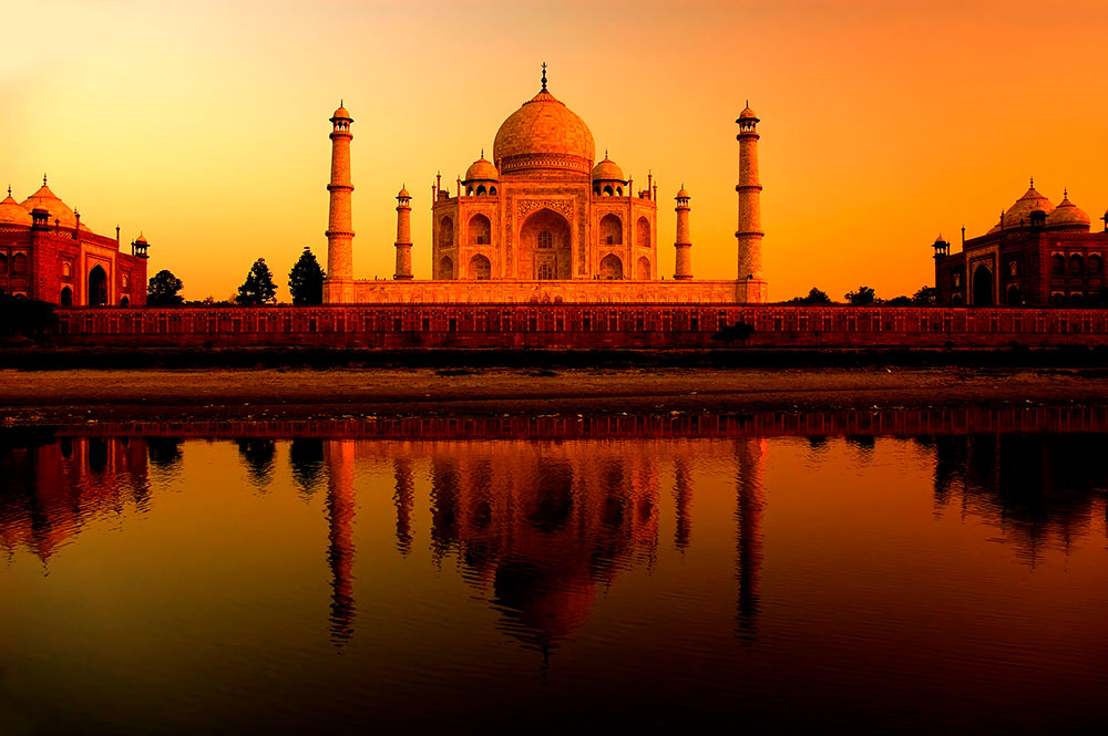 Poster xxl: Taj Mahal au lever du soleil