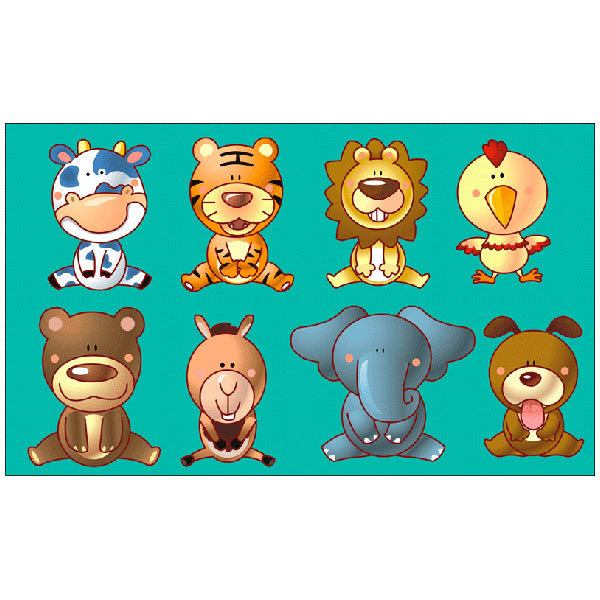 Stickers pour enfants: Animaux sympathiques