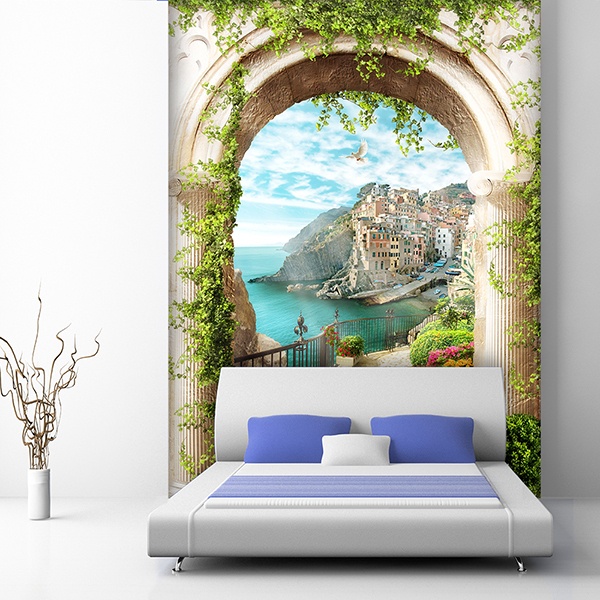 Poster xxl: Arche de village méditerranéen