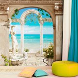 Poster xxl: Arches surplombant la mer 2