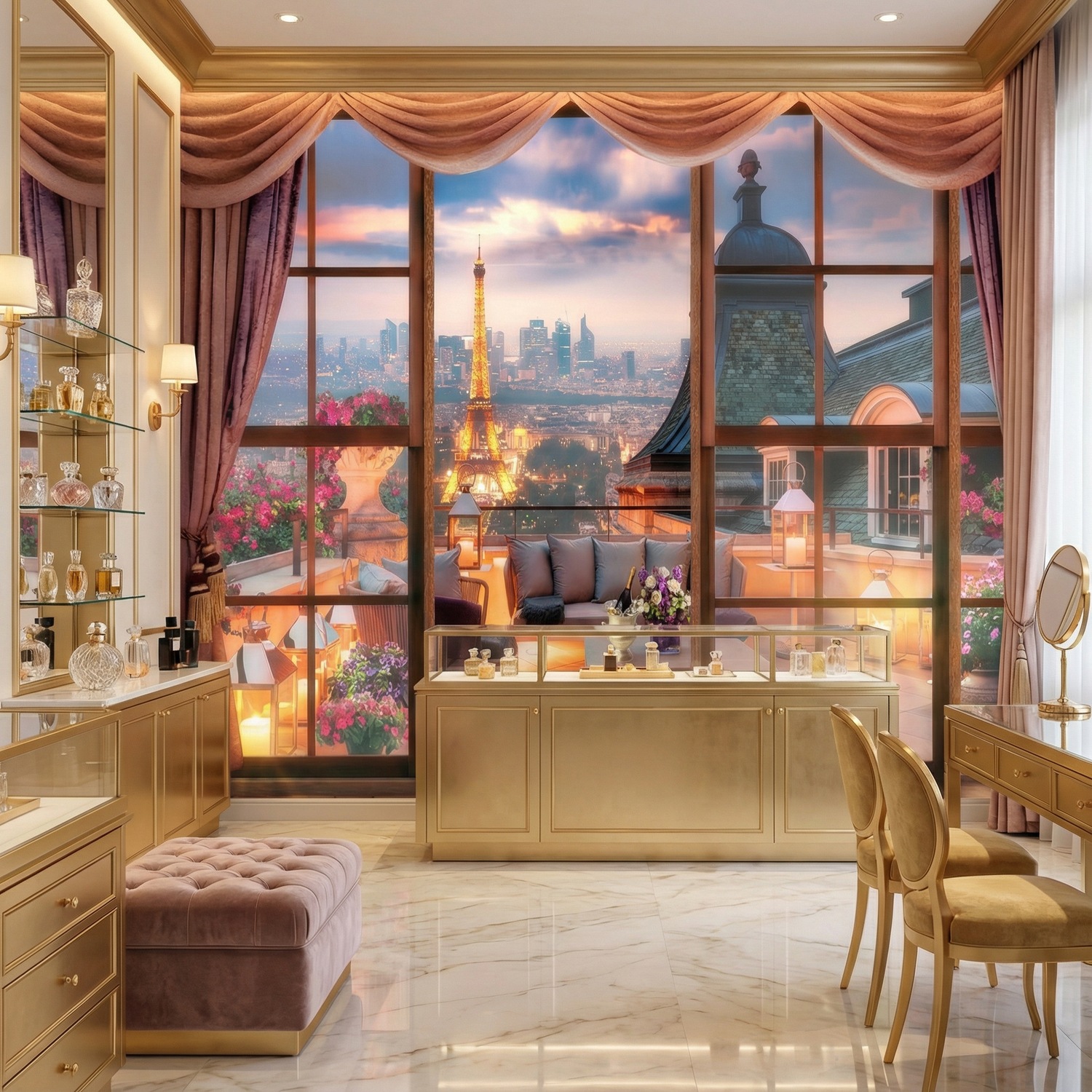 Poster xxl: Vue de la tour eiffel