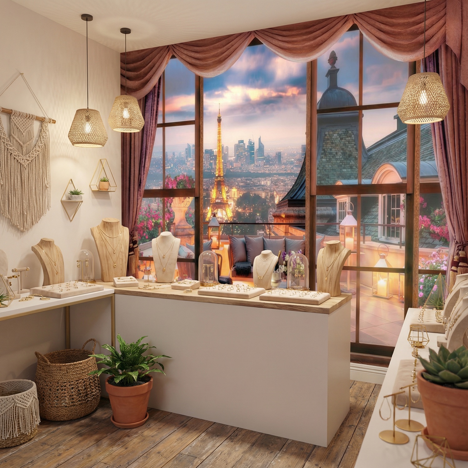 Poster xxl: Vue de la tour eiffel