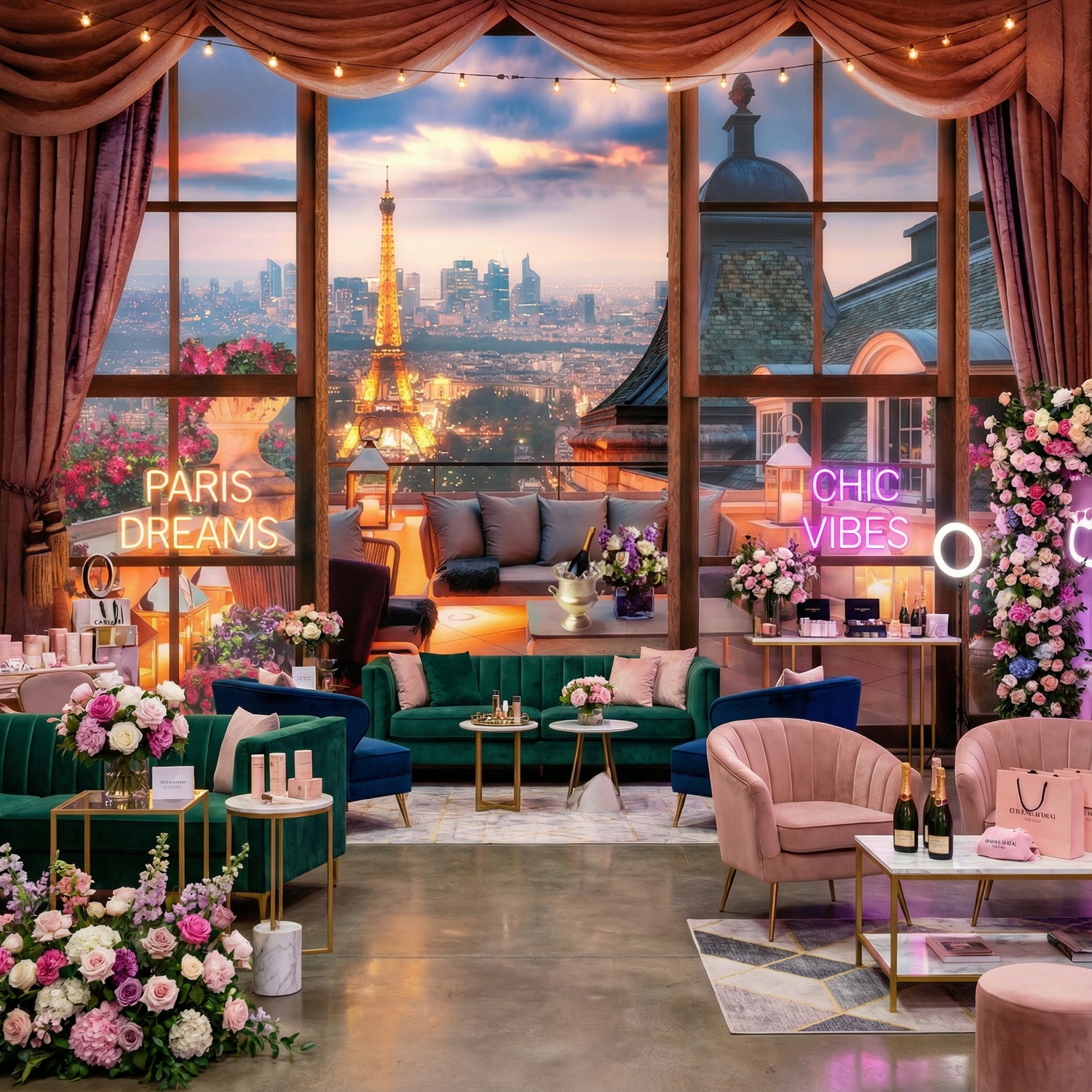 Poster xxl: Vue de la tour eiffel