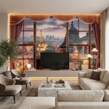 Poster xxl: Vue de la tour eiffel 21