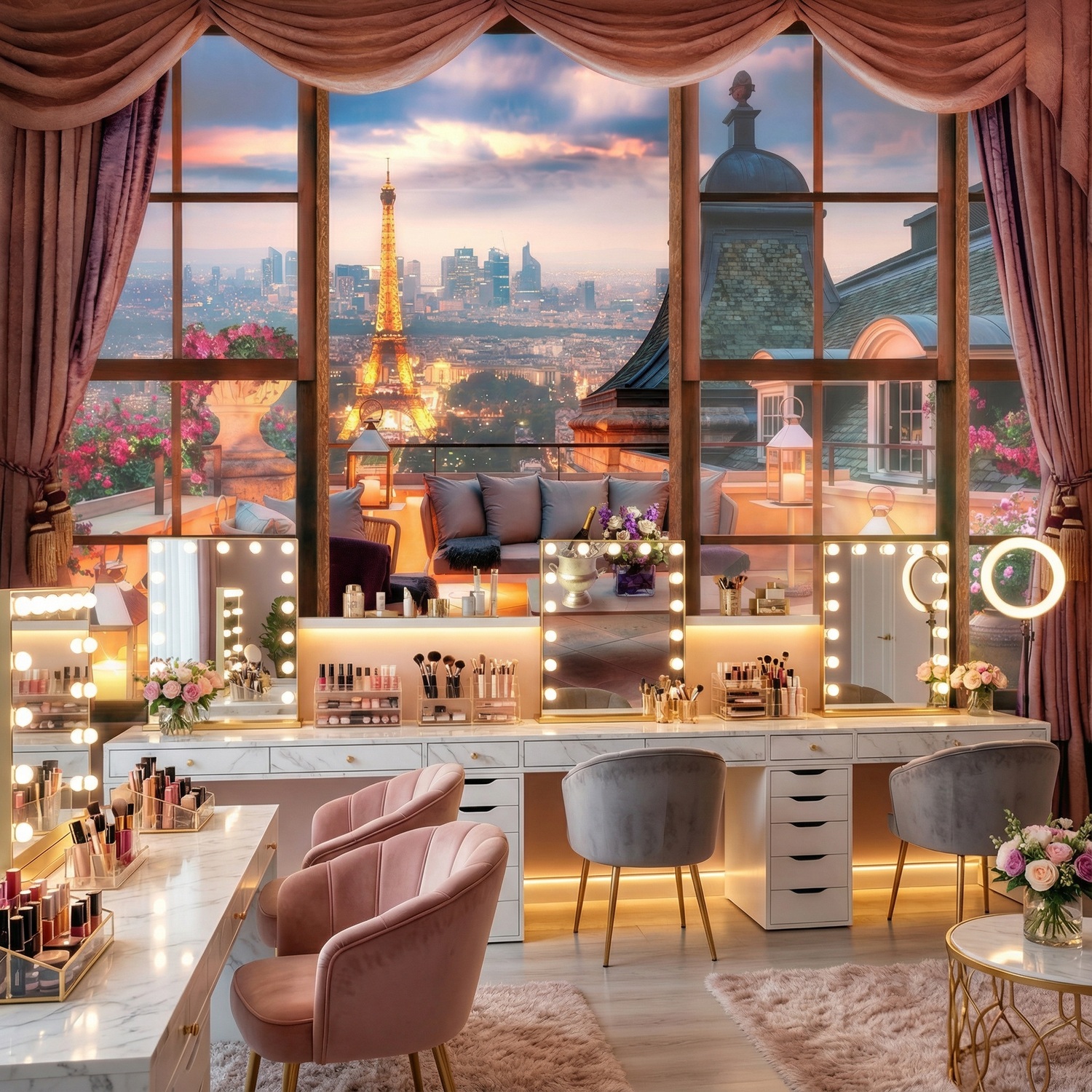 Poster xxl: Vue de la tour eiffel