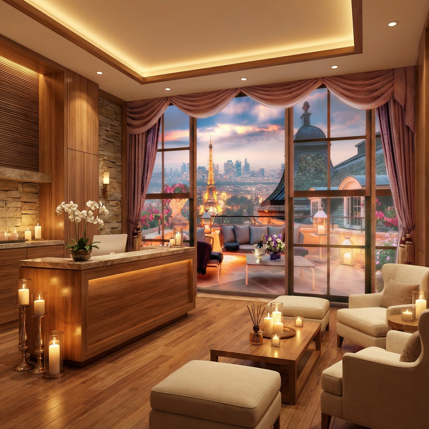 Poster xxl: Vue de la tour eiffel