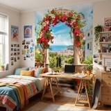 Poster xxl: Arche floral &agrave; la c&ocirc;te 8