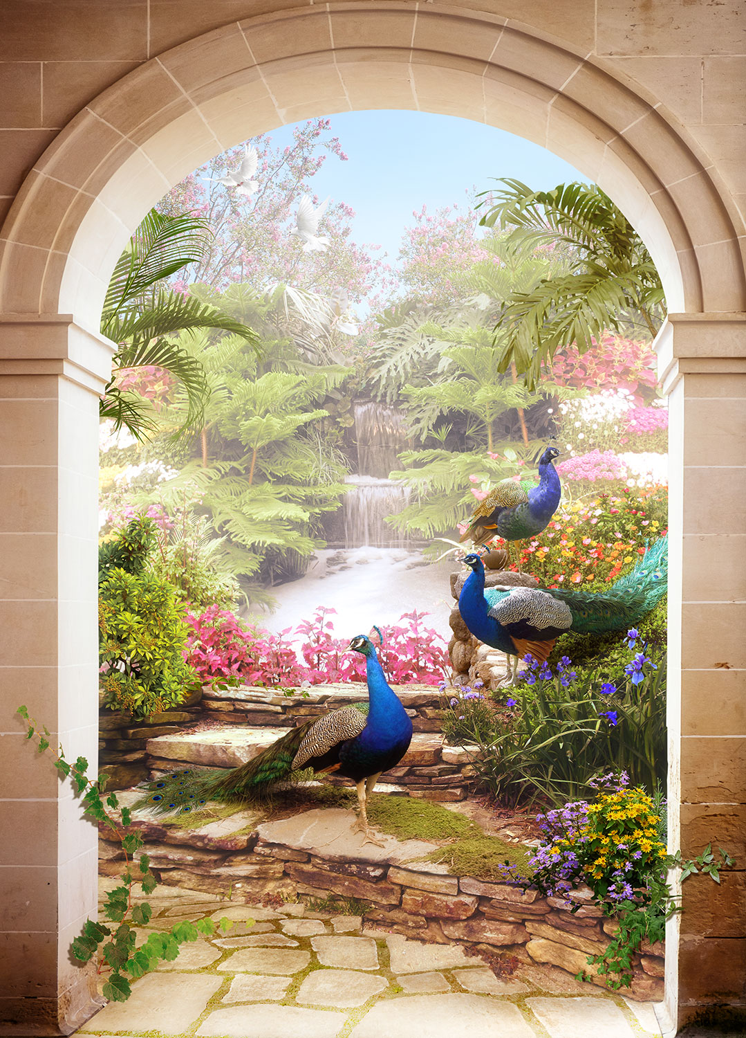 Poster xxl: Jardin tropical
