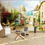 Poster xxl: Rue du village avec du charme 2