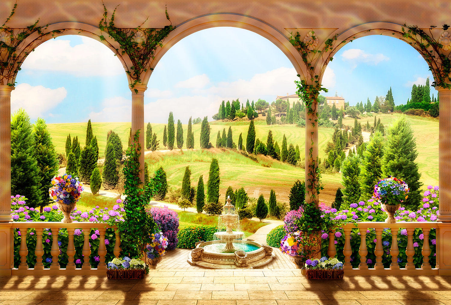 Poster xxl: Paysage de pays