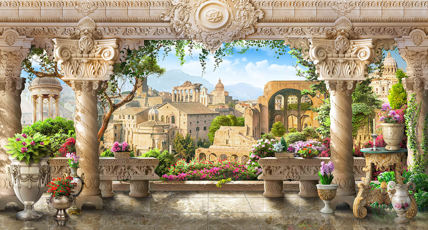 Poster xxl: Colonnes de point de vue