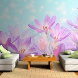 Poster xxl: Fleurs de Violettes Peintes 2