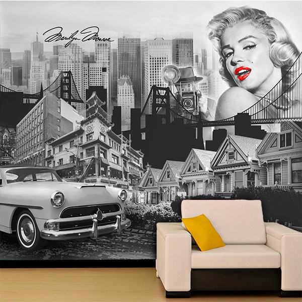 Poster xxl: Collage Marilyn Monroe