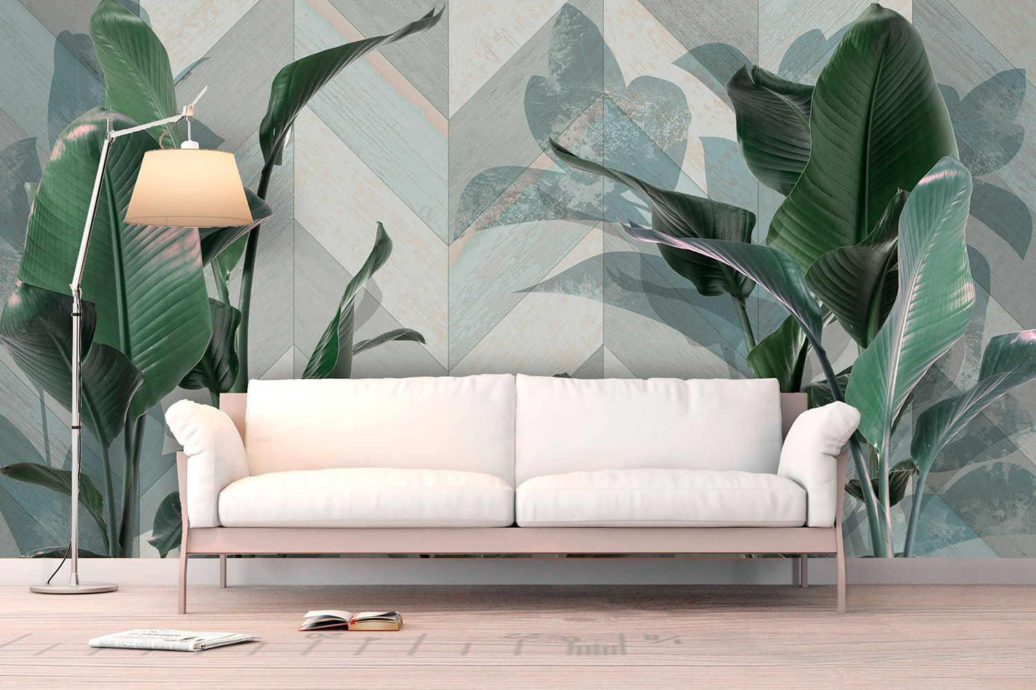 Poster xxl: Collage de Feuilles