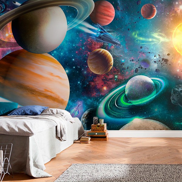 Poster xxl: Les Planètes dans Espace