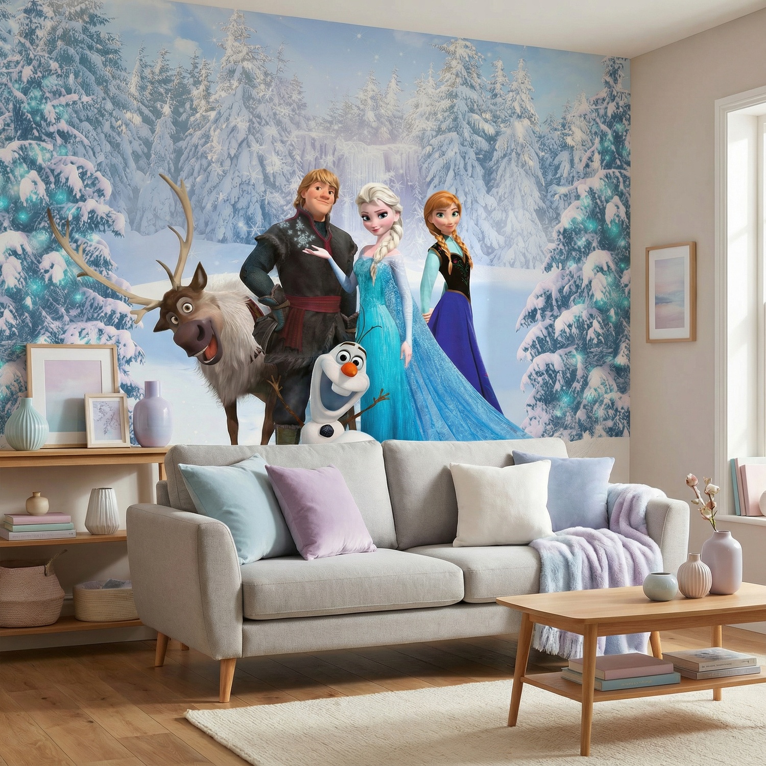 Poster xxl: Les Personnages de Frozen