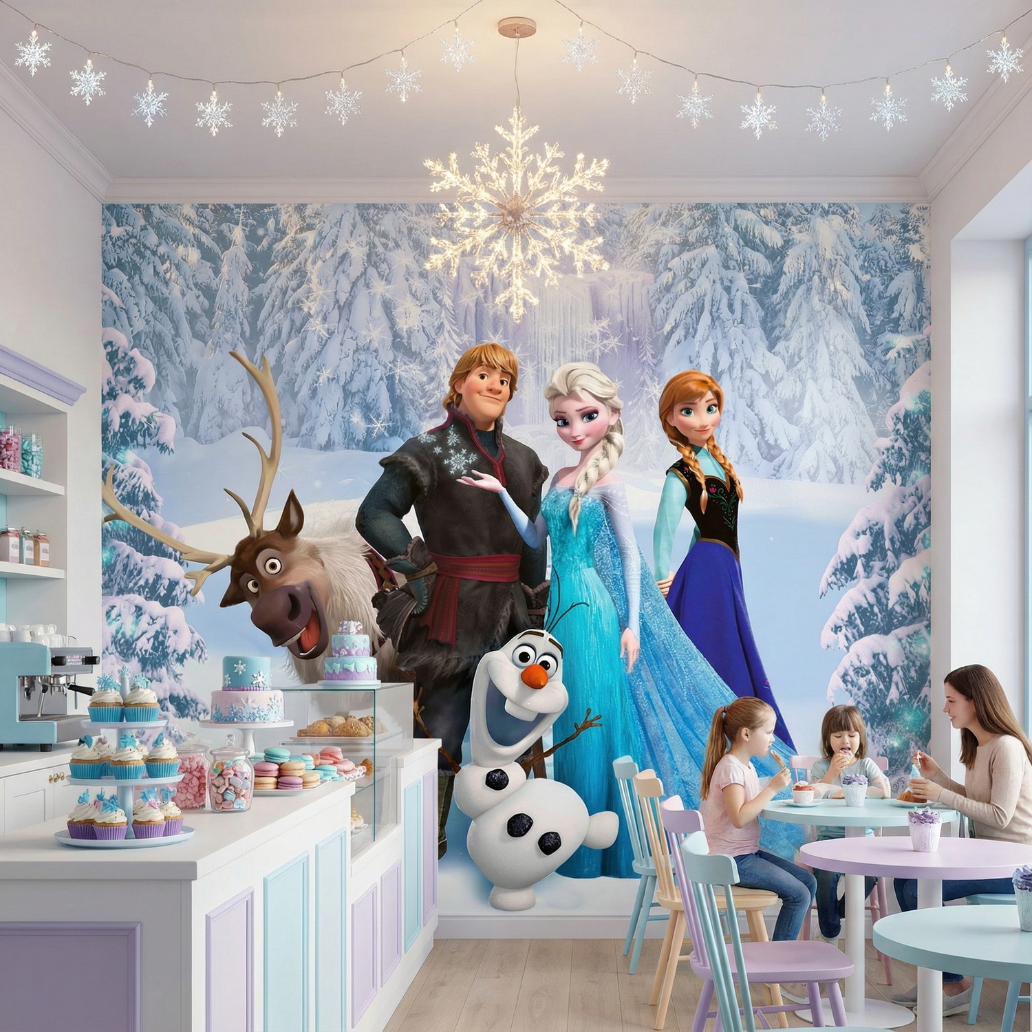 Poster xxl: Les Personnages de Frozen