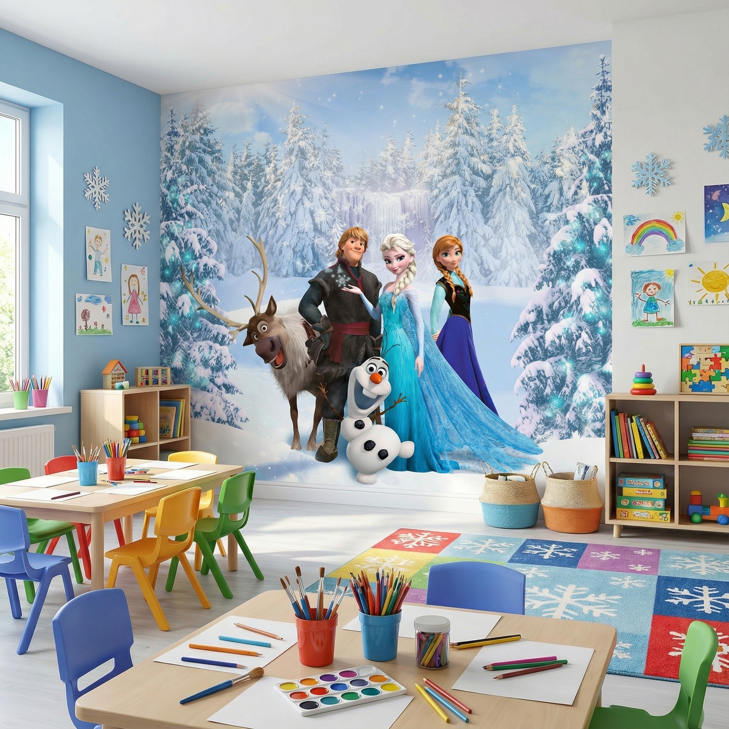Poster xxl: Les Personnages de Frozen