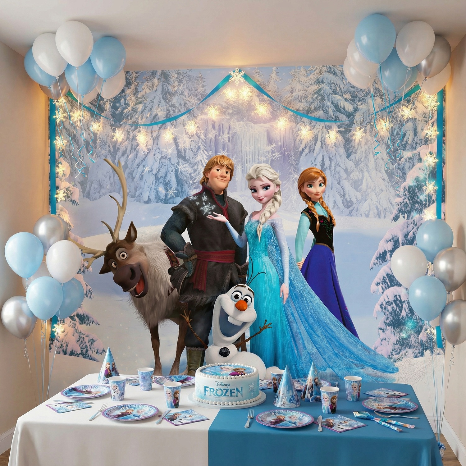 Poster xxl: Les Personnages de Frozen