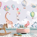 Poster xxl: Animaux et Ballons 2