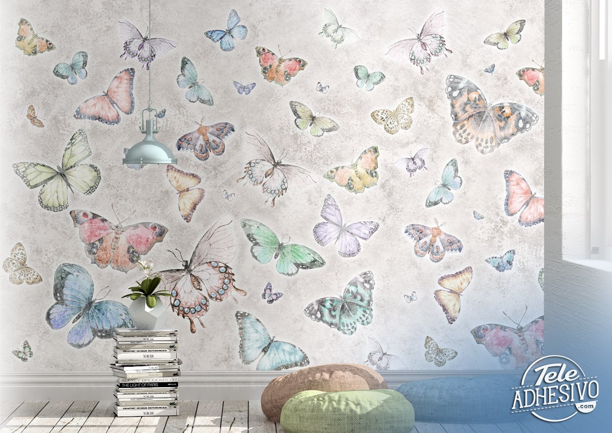 Poster xxl: Collage de Papillons