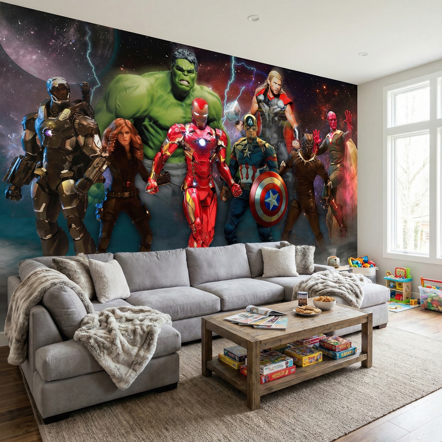 Poster xxl: Les Avengers Pr&ecirc;ts pour la Bataille