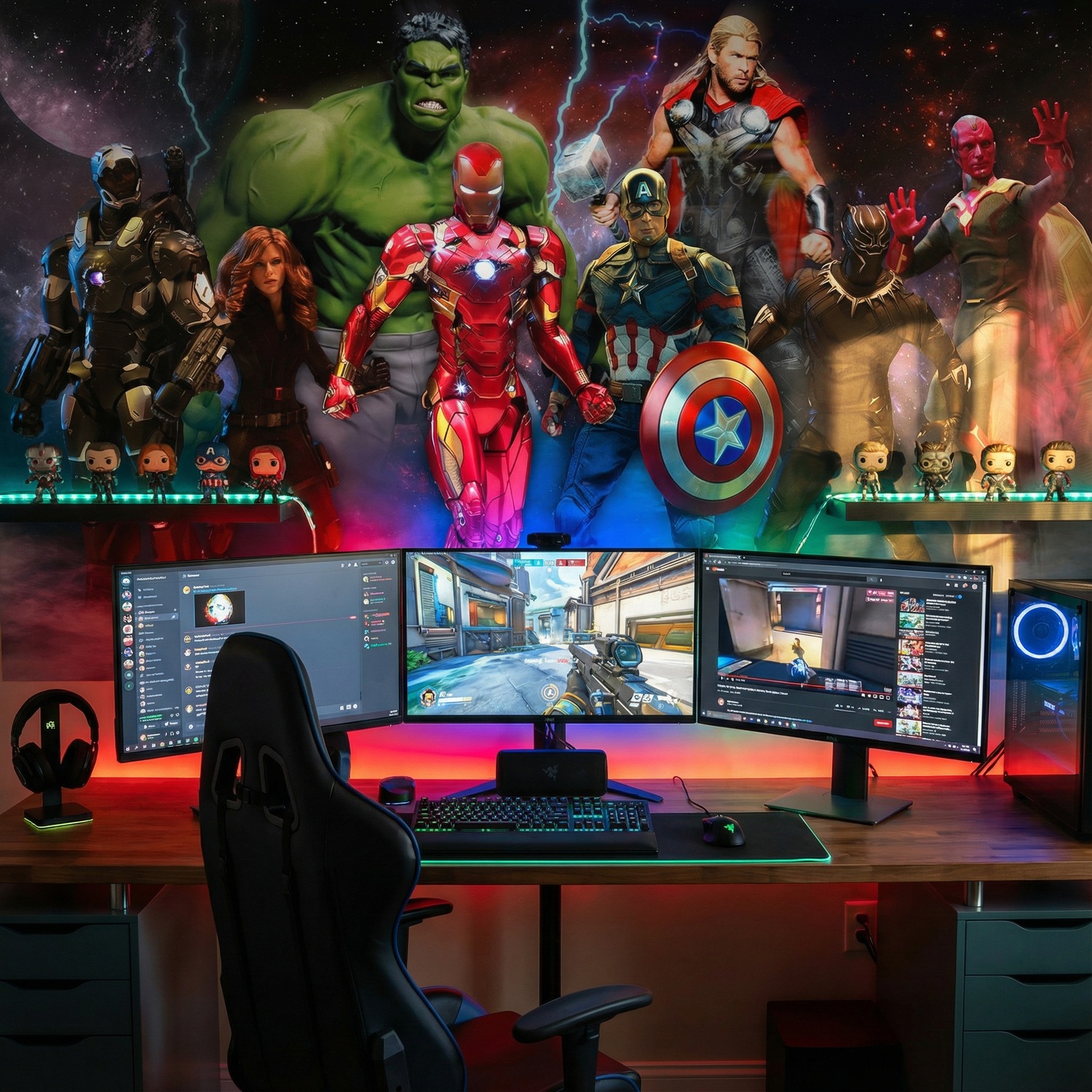 Poster xxl: Les Avengers Pr&ecirc;ts pour la Bataille