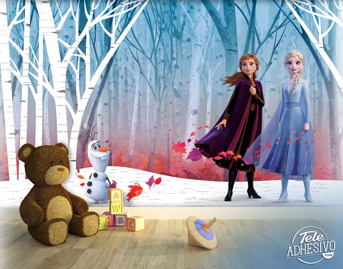 Poster xxl: Elsa, Anna y Olaf