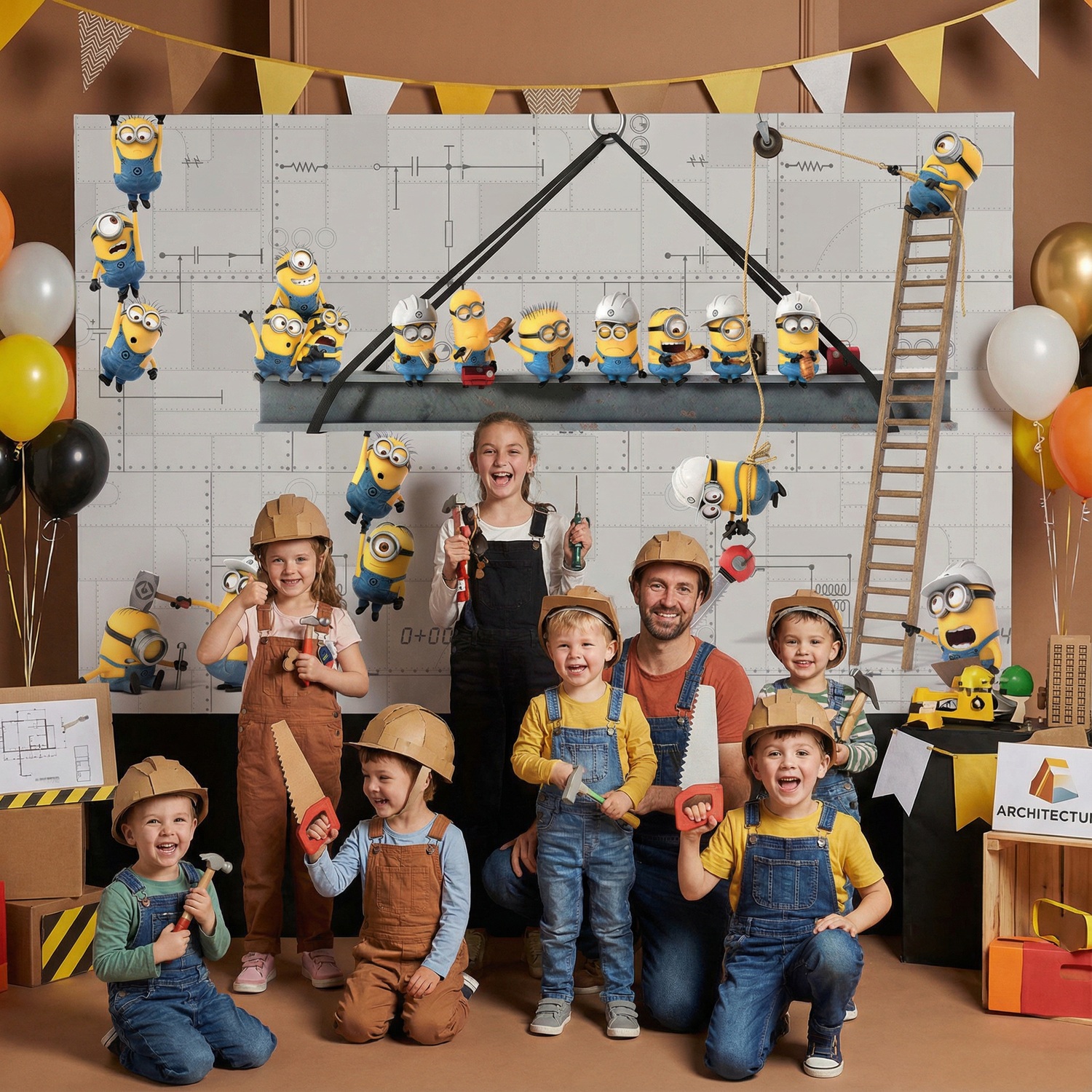 Poster xxl: Les Minions au Travail