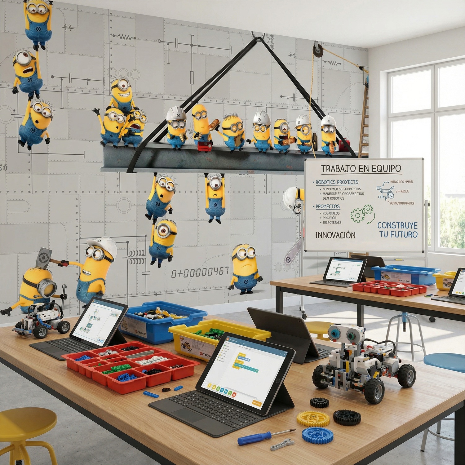 Poster xxl: Les Minions au Travail