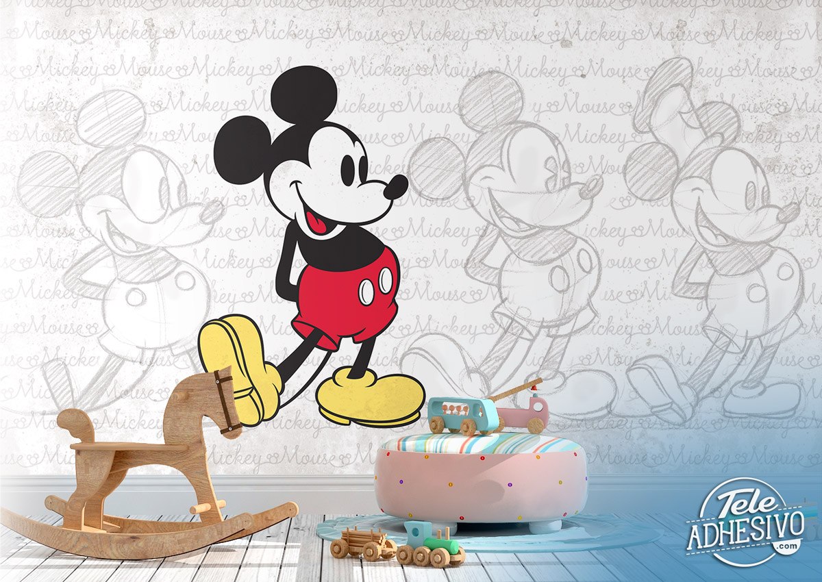 Poster xxl: L'évolution de Mickey Mouse