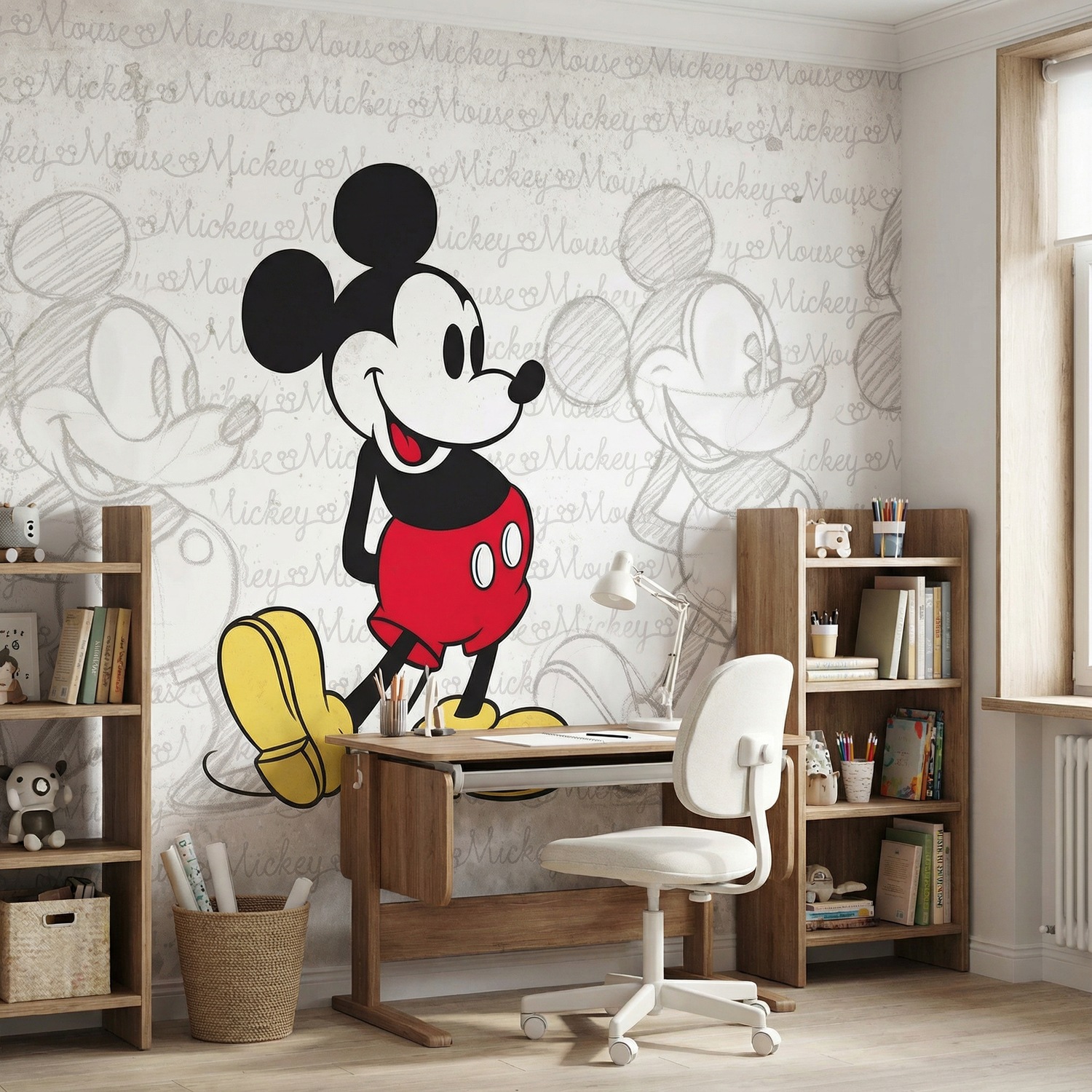 Poster xxl: L'&eacute;volution de Mickey Mouse