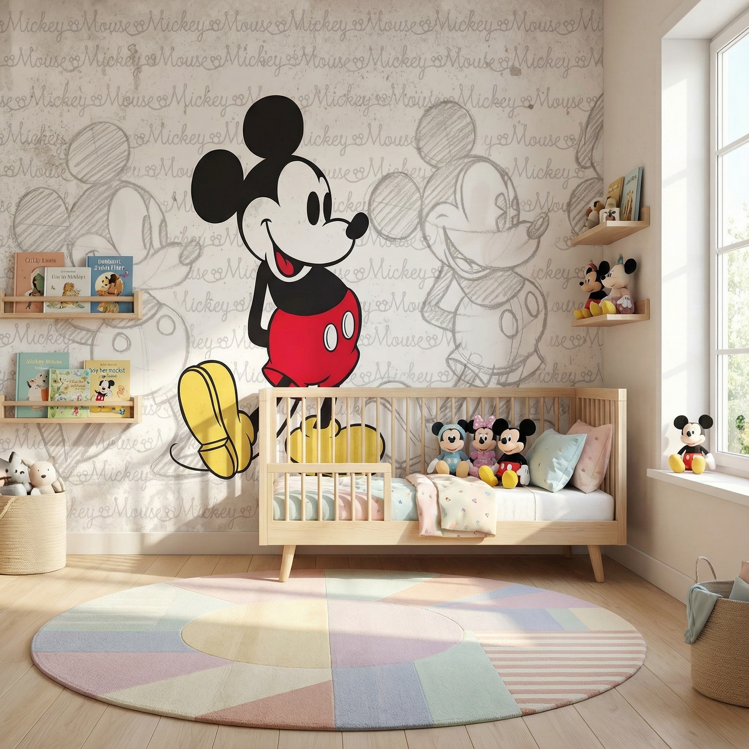Poster xxl: L'&eacute;volution de Mickey Mouse