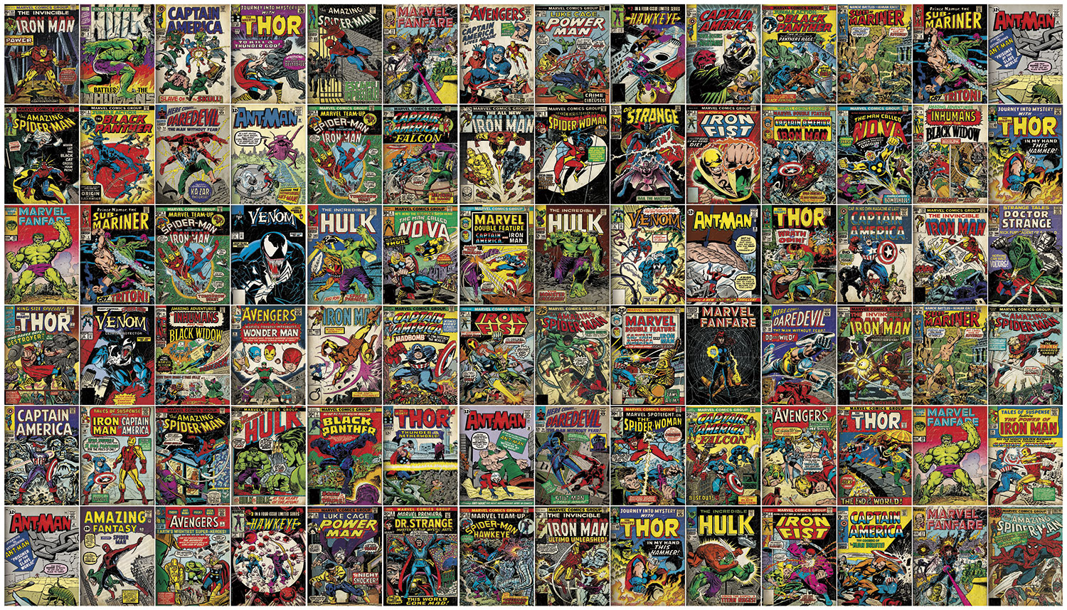 Poster xxl: Couvertures de Bandes Dessin&eacute;es