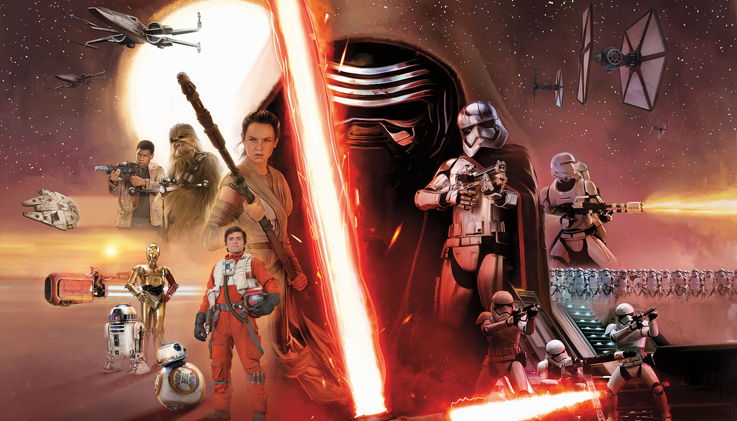 Poster xxl: Star Wars Le R&eacute;veil de la Force