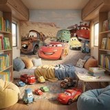 Poster xxl: Lightning McQueen et ses amis &agrave; Radiator Springs 12