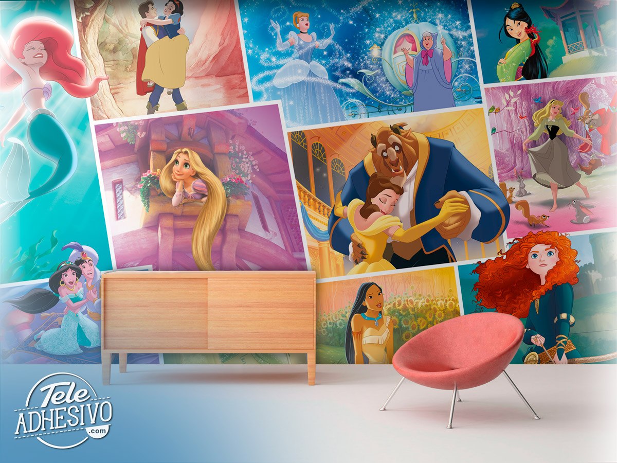 Poster xxl: Princesses de Disney