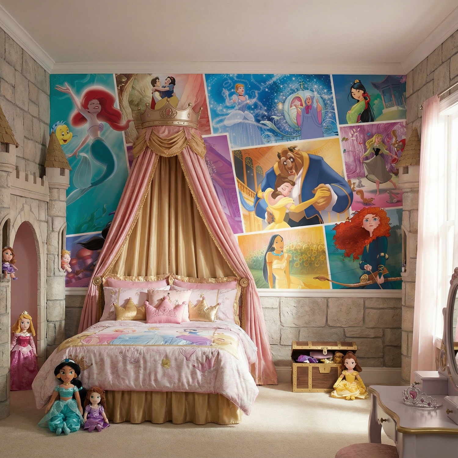 Poster xxl: Princesses de Disney