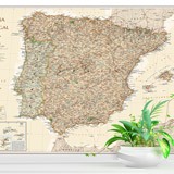 Poster xxl: Carte du monde Espagne et Portugal II 2