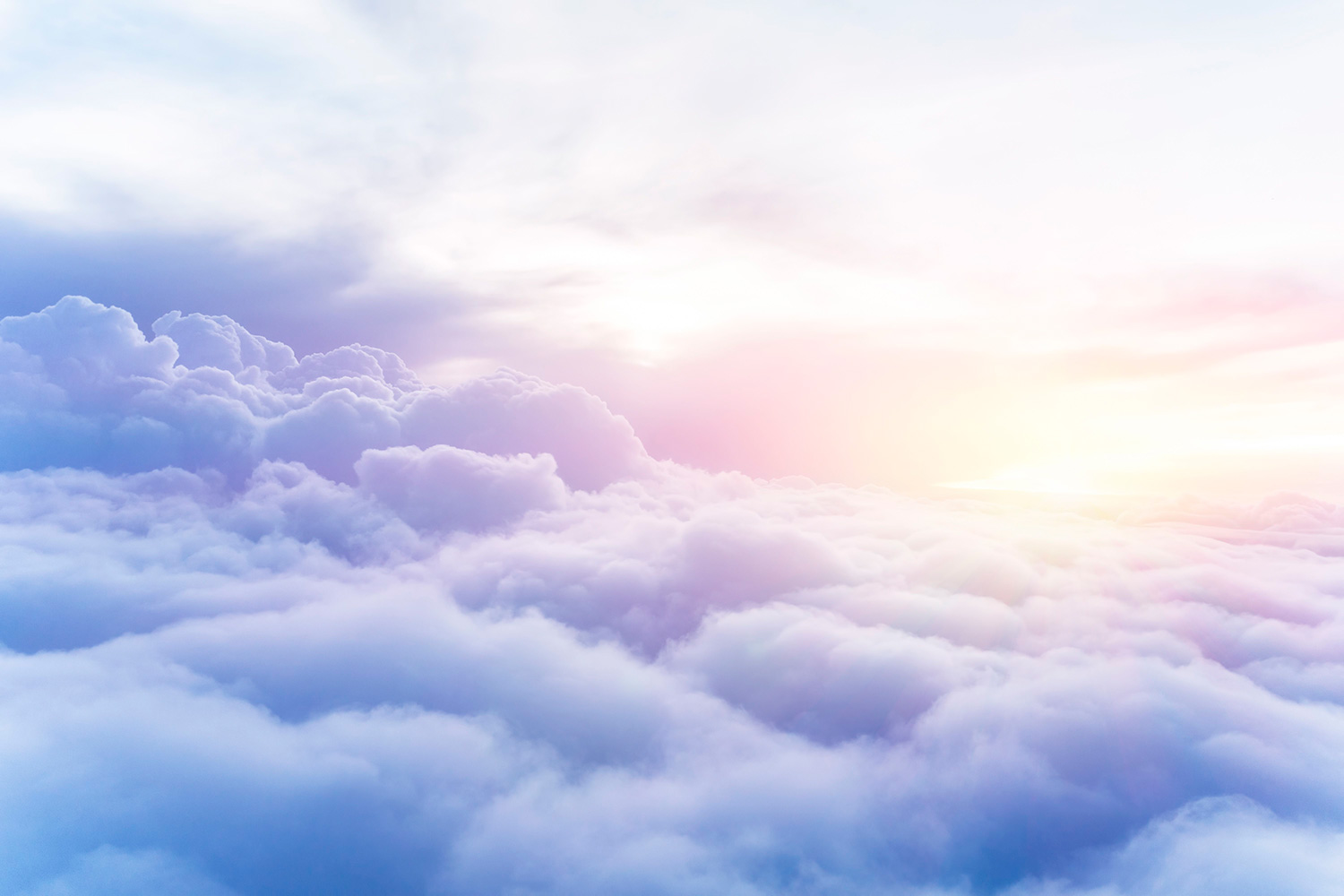 Poster xxl: Coucher de Soleil Depuis le Ciel