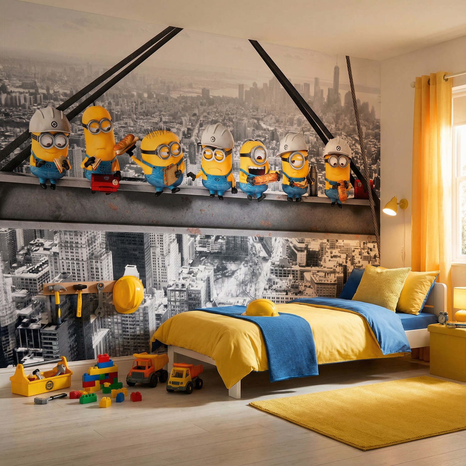 Poster xxl: Les Minions sur la Poutre