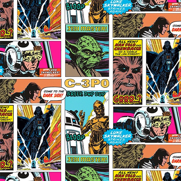 Poster xxl: Star Wars Collage Comics