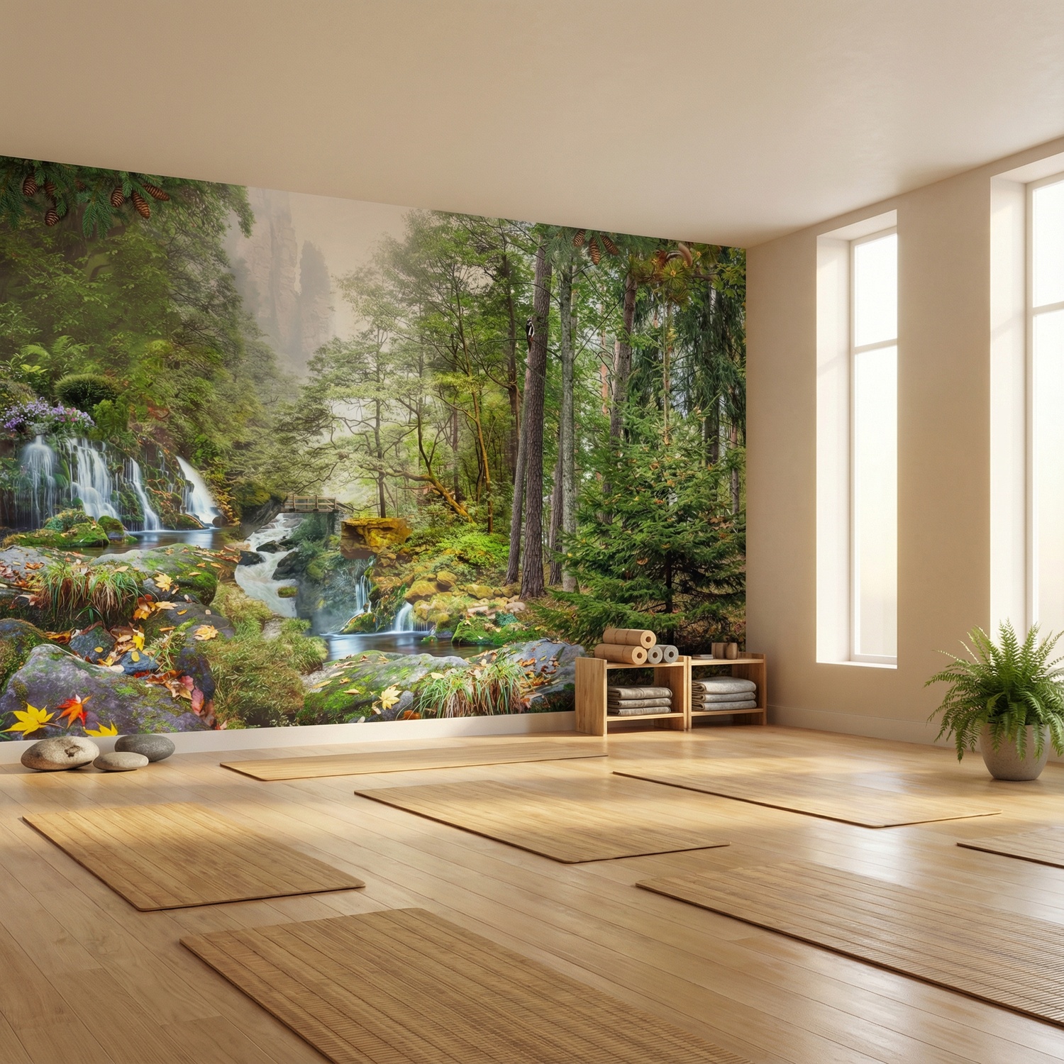 Poster xxl: For&ecirc;t et Cascade