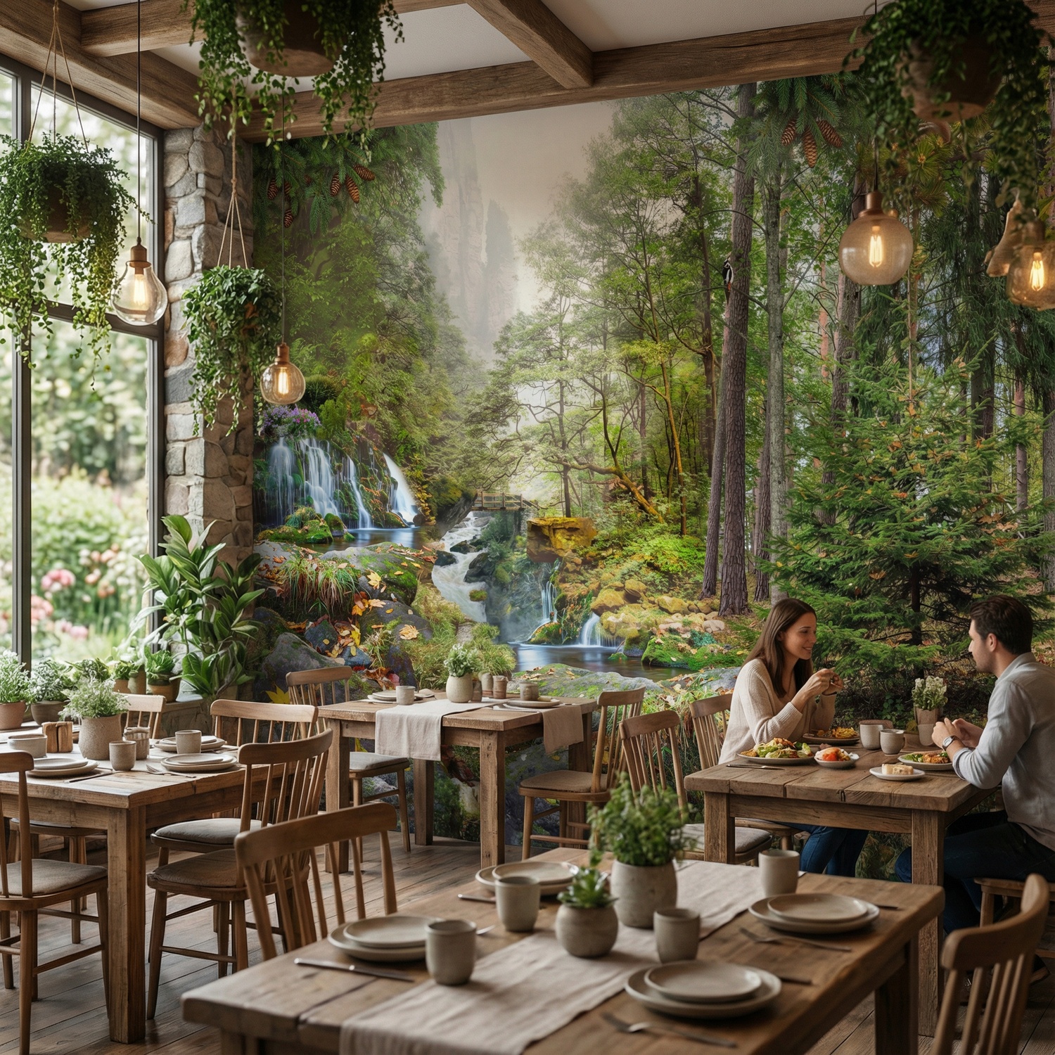 Poster xxl: For&ecirc;t et Cascade